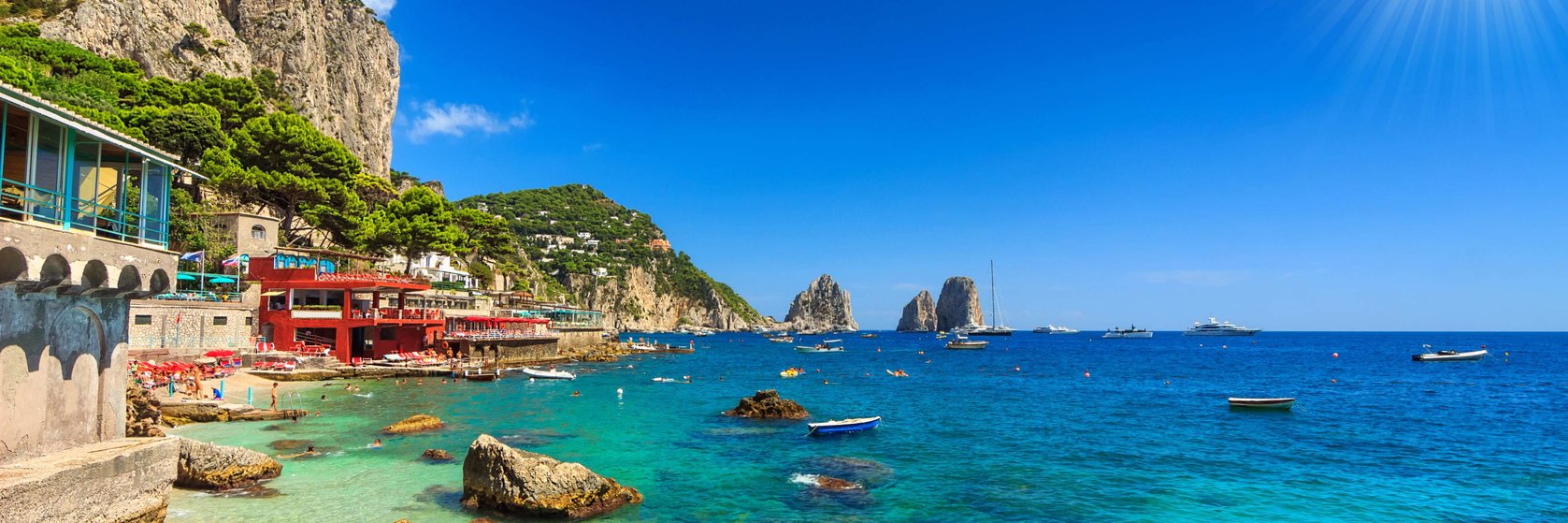 O lokalitě na Capri