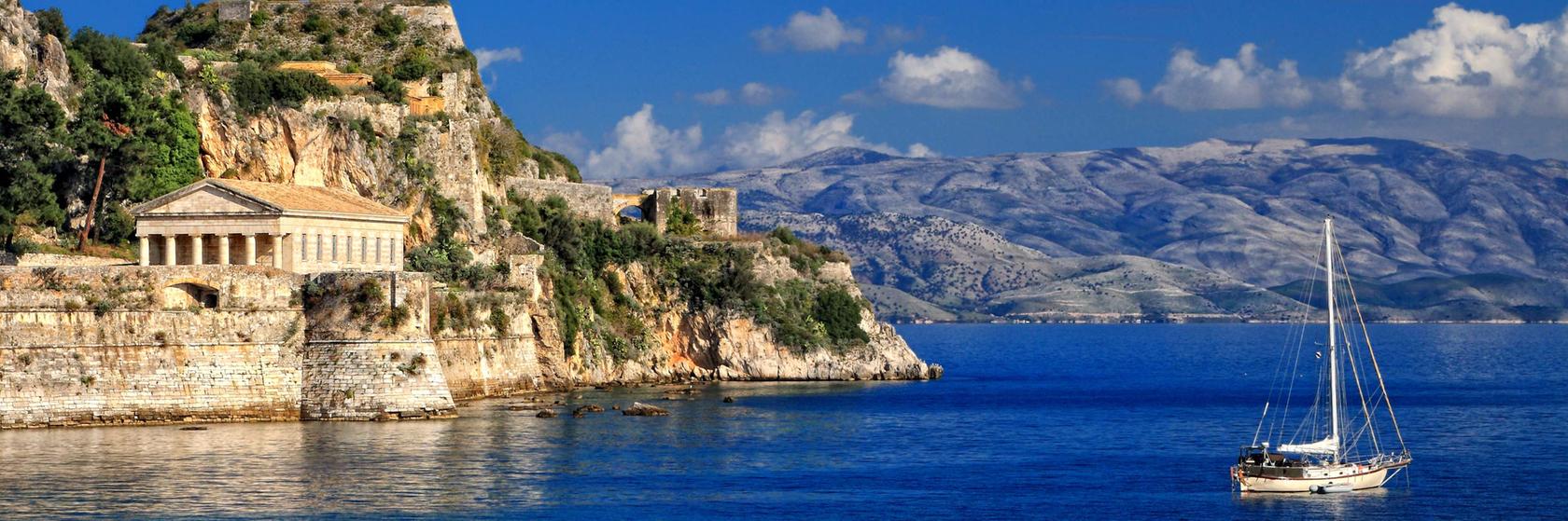 Země sousedící Korfu