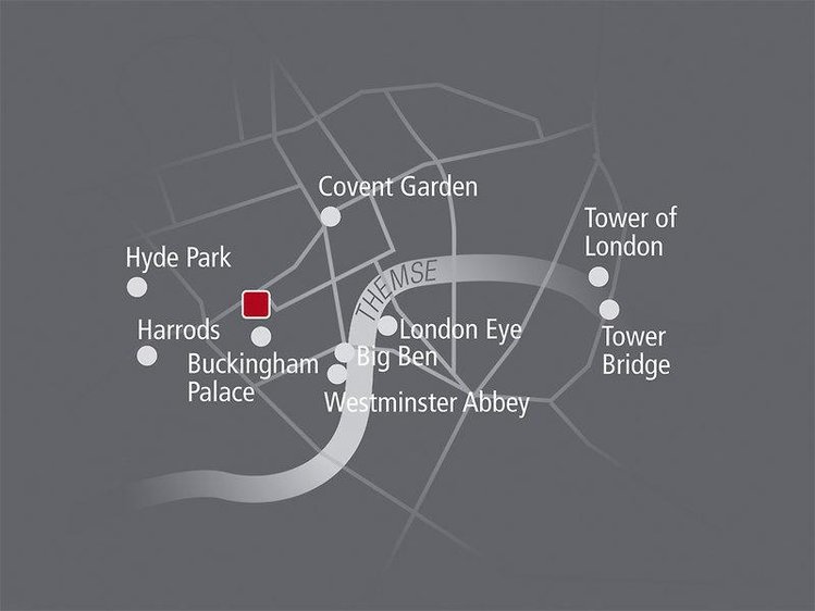 Zájezd The Ritz London ***** - Anglie / Londýn - Mapa