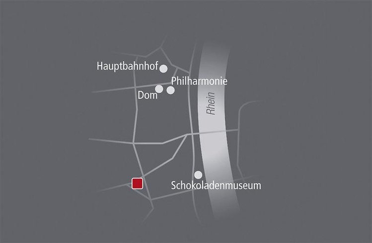 Zájezd im Wasserturm ****** - Paderborn / Köln - Mapa