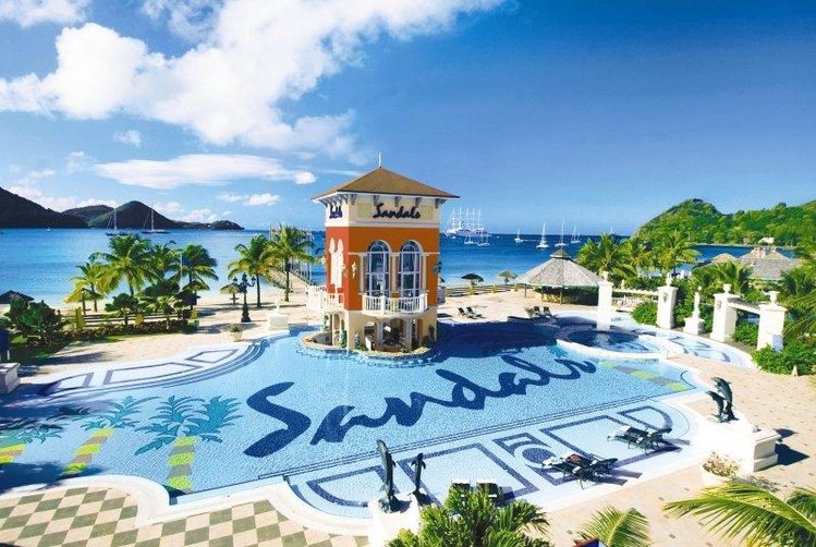 Zájezd Sandals Grande St. Lucian Spa & Beach Resort ***** - Svatá Lucie / Gros Islet - Bazén
