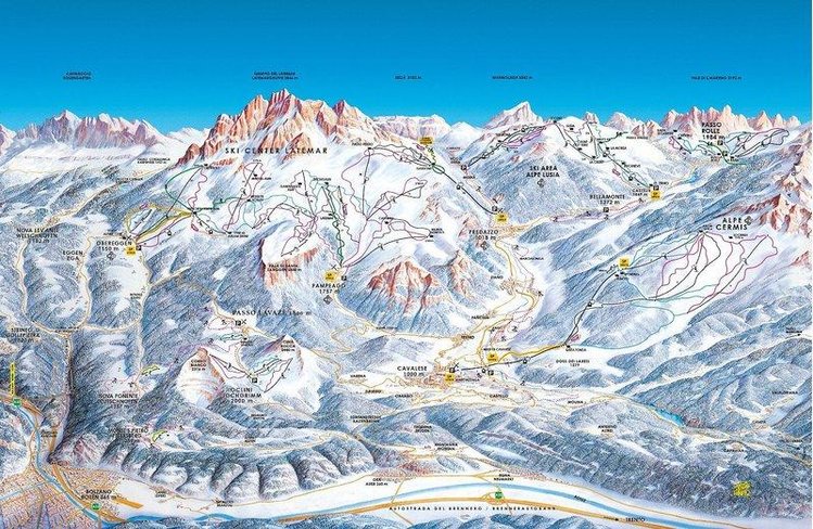 Zájezd Berghotel Jochgrimm *** - Jižní Tyrolsko - Dolomity / Aldein - Mapa