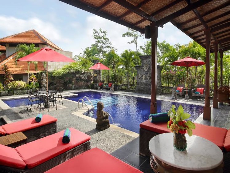 Zájezd Taman Harum Cottages ** - Bali / Ubud - Bazén