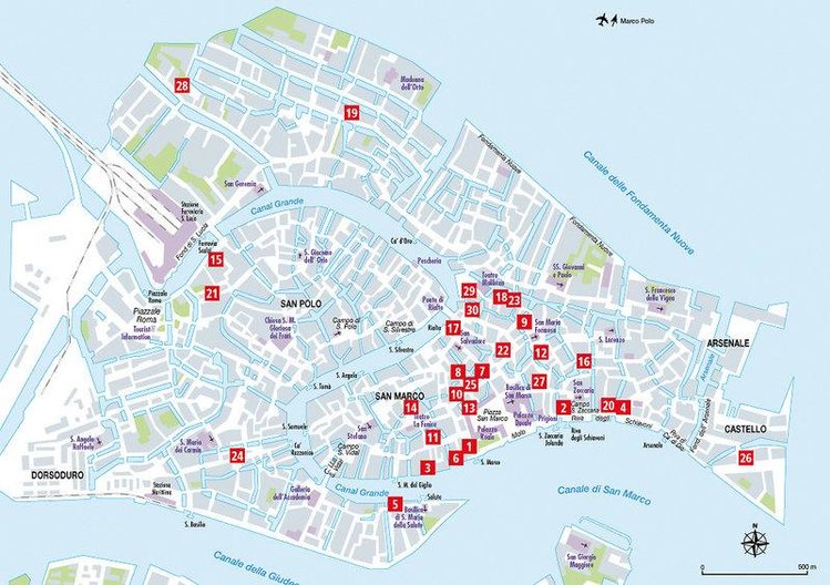 Zájezd Cavalletto **** - Benátsko / Benátky - Mapa