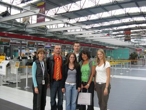Naši zaměstnanci na exkurzi na letišti v Drážďanech