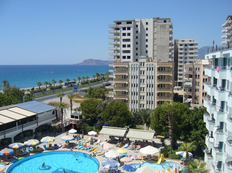 Zájezd Grand Santana Hotel **** - Turecká riviéra - od Side po Alanyi / Mahmutlar - pohled z okna na moře