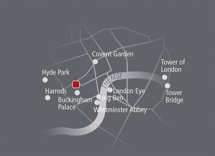 Zájezd The Ritz London ***** - Anglie / Londýn - Mapa
