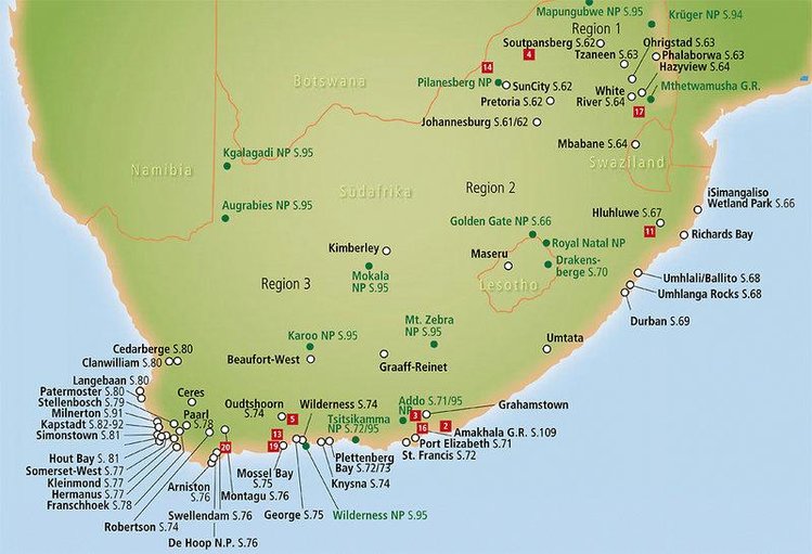 Zájezd River Manor Boutique Hotel **** - Kapské Město / Stellenbosch - Mapa
