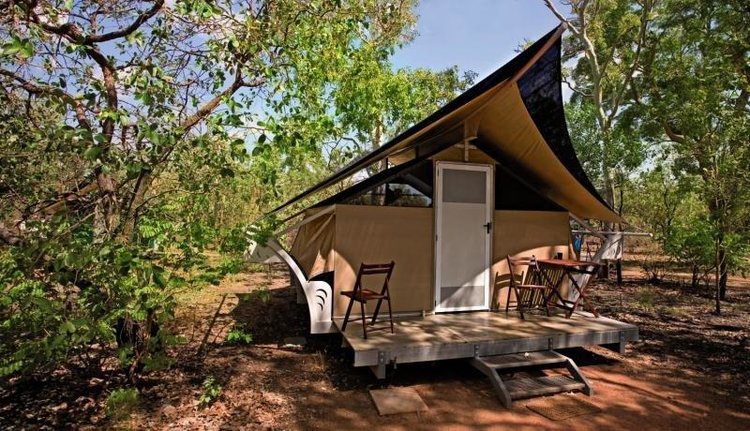 Zájezd Hawk Dreaming Wilderness Lodge *** - Severní Teritorium - Darwin / Národní park Kakadu - Příklad ubytování
