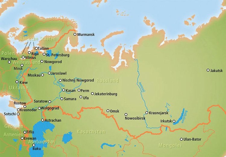 Zájezd Savoy ***** - Rusko - Moskva a okolí / Moskva - Mapa