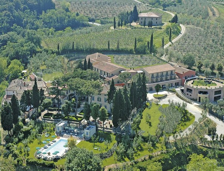 Zájezd Villa San Paolo **** - Toskánsko / San Gimignano - Letecký snímek