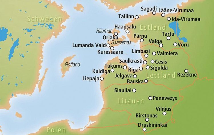 Zájezd Vilnis *** - Lotyšsko / Ventspils - Mapa