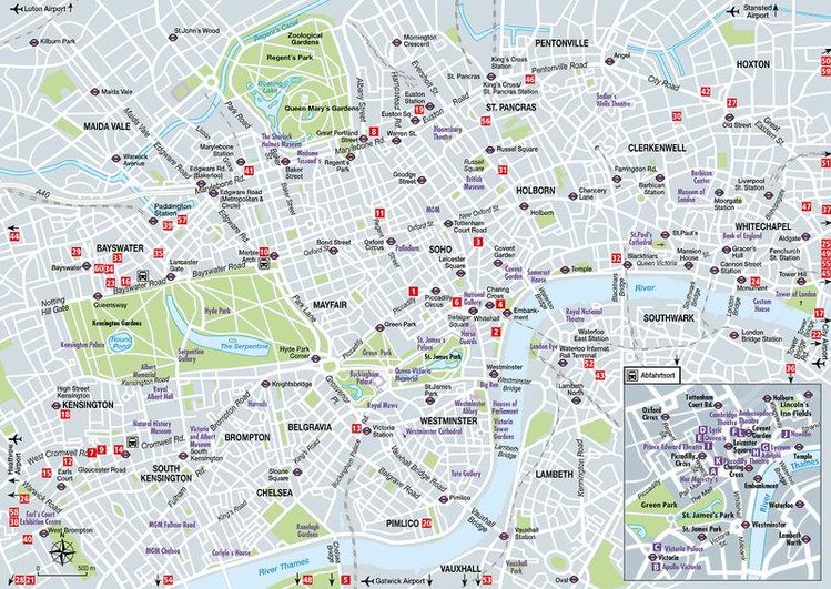 Zájezd Premier Inn City (Monument) **** - Anglie / Londýn - Mapa