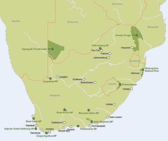 Zájezd Sanchia Luxury Guesthouse ****+ - Durban / Durban - Mapa