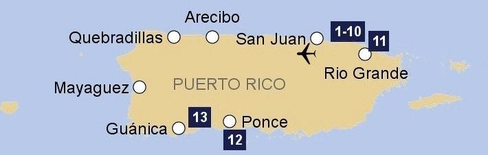 Zájezd Condado Vanderbilt Hotel **** - Portoriko / San Juan - Mapa