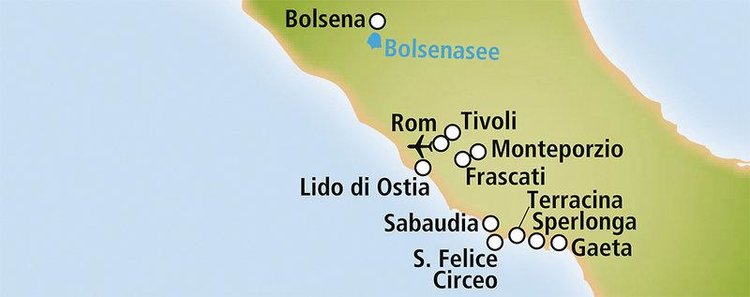 Zájezd Serena Roma *** - Řím a okolí / Řím - Mapa