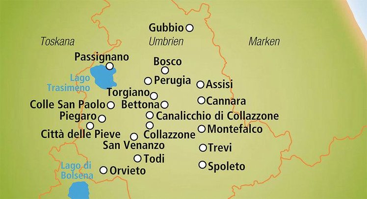 Zájezd Donatello *** - Toskánsko / Florencie - Mapa