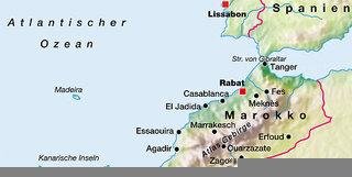 Zájezd Riad Arabesque ***** - Maroko - vnitrozemí / Fes - Mapa
